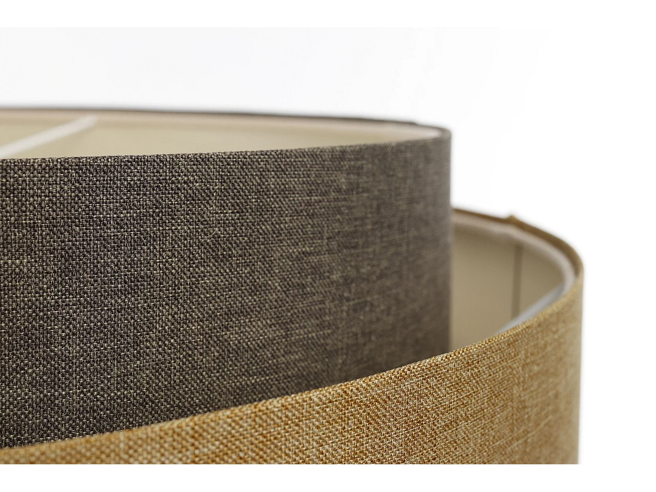 Lampa wisząca ERUTAN DUDU szara/beżowa