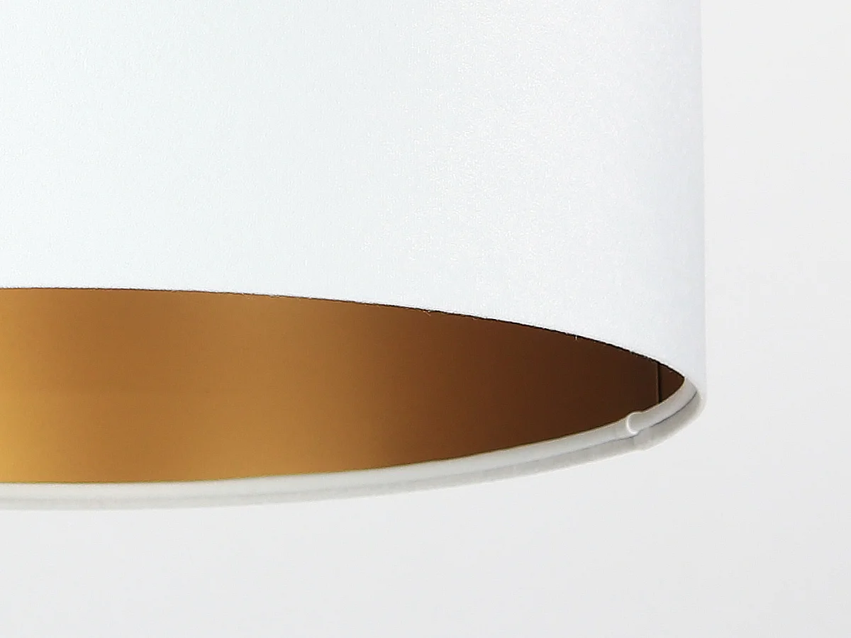 Lampa wisząca HOME 40 biała/złota