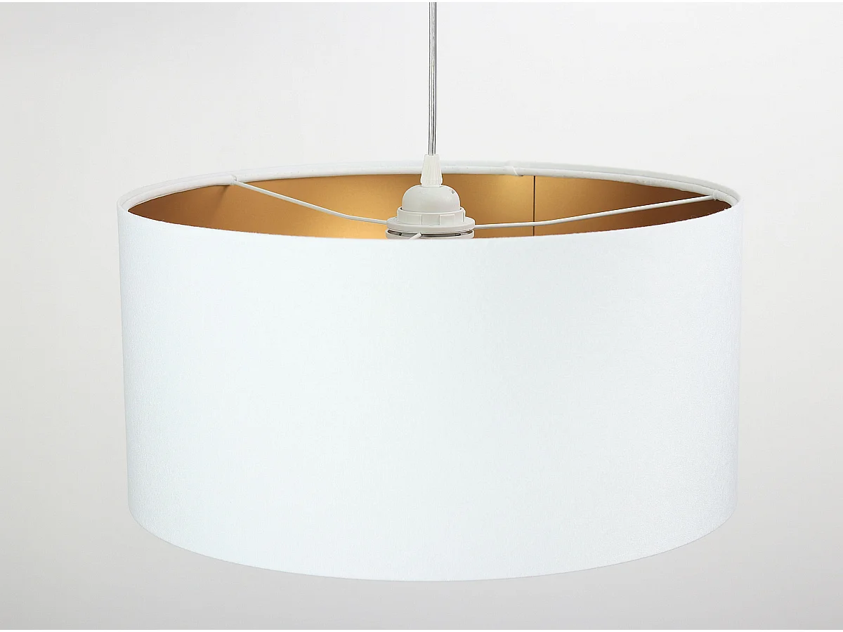 Lampa wisząca HOME 40 biała/złota