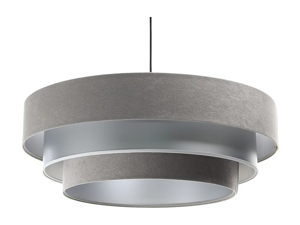 Lampa wisząca TRIO MIX szara/srebrna