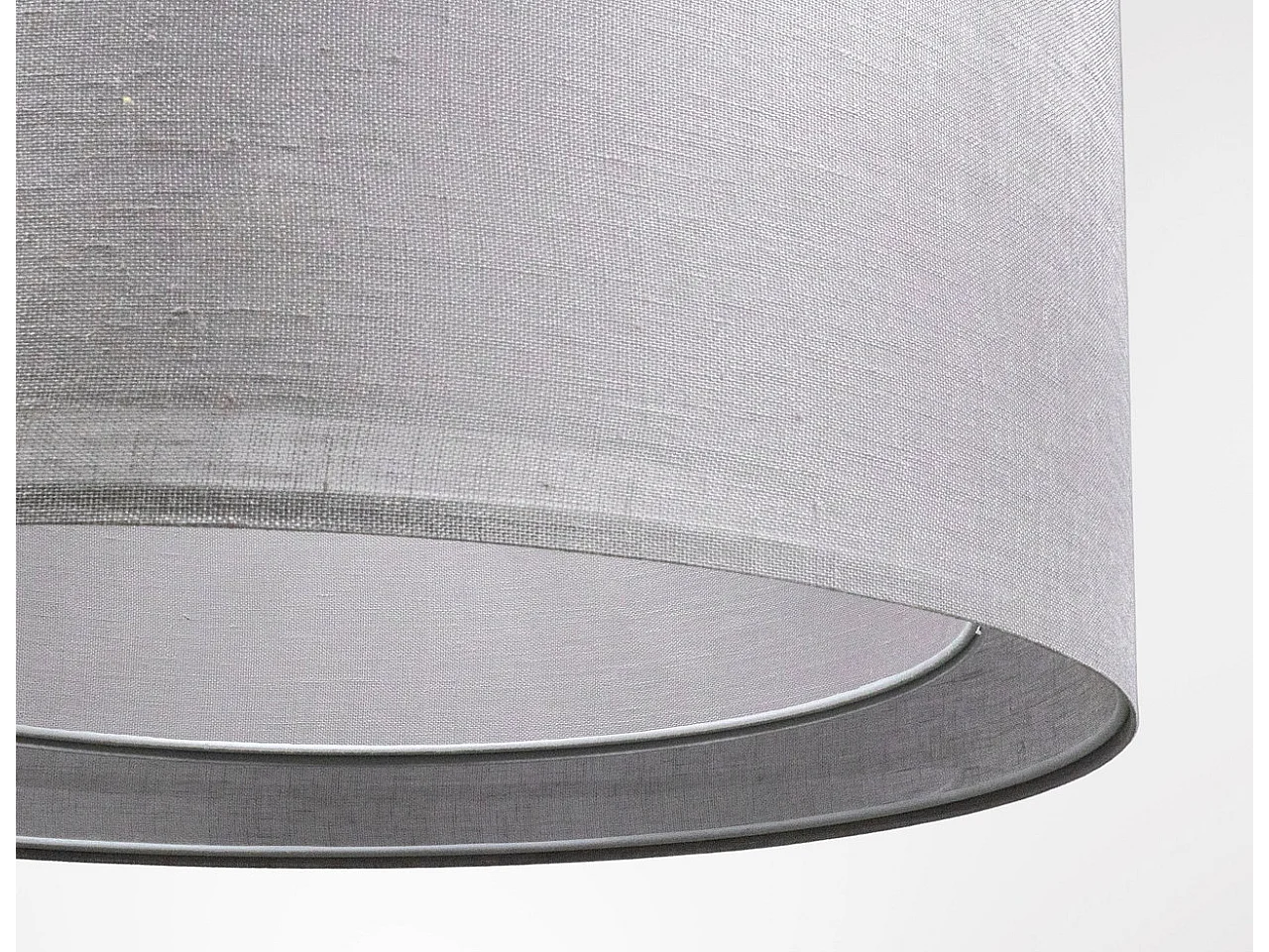 Lampa wisząca DUO LEN LIGHT 005-50 szara/beżowa