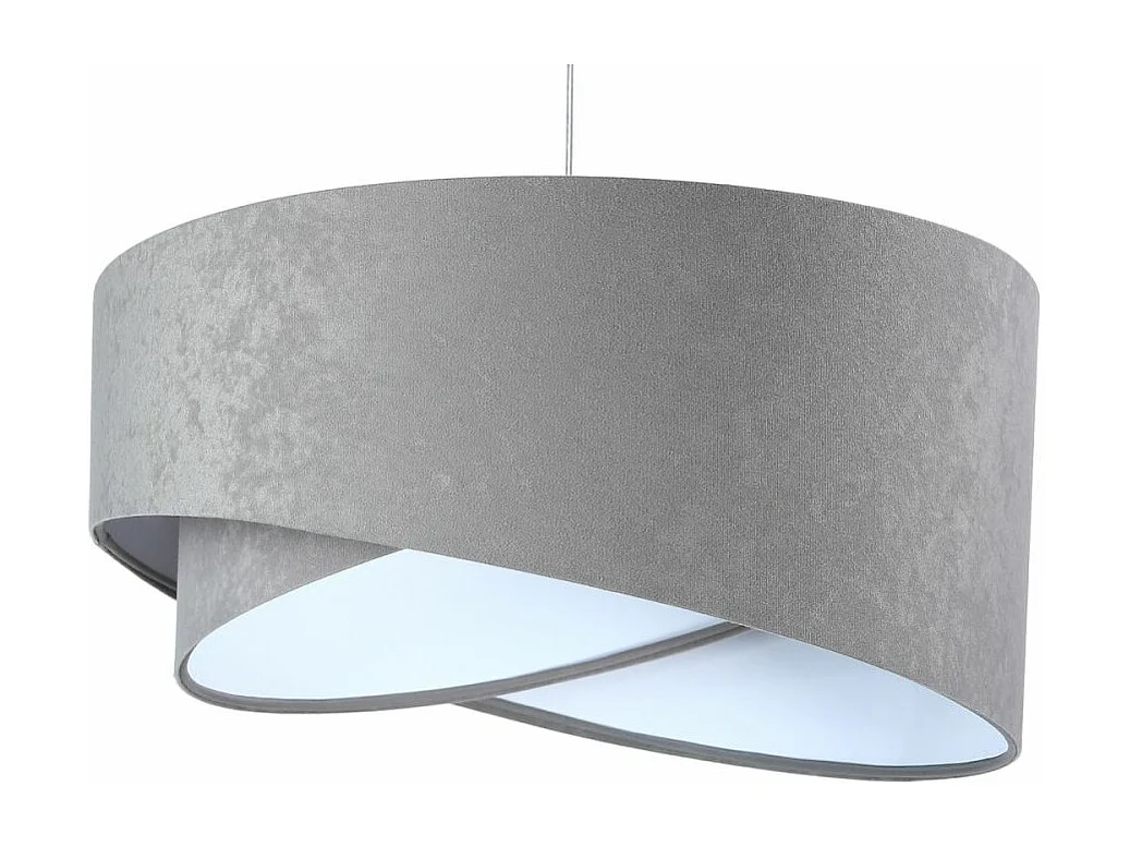 Lampa wisząca GEMSTONE szara/biała