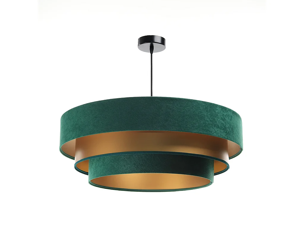 Lampa wisząca TRIO MIX zielona/złota