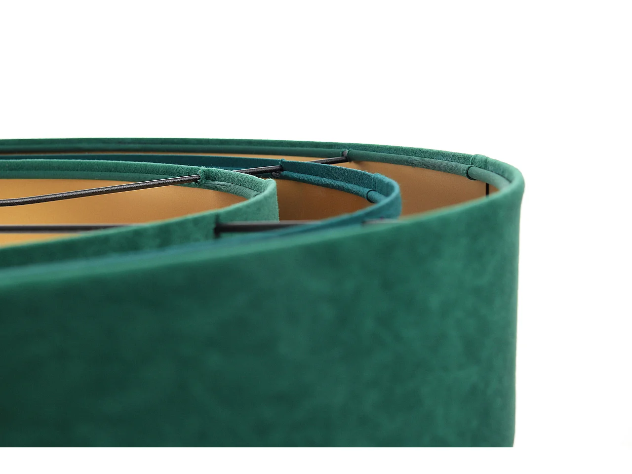 Lampa wisząca TRIO MIX zielona/złota