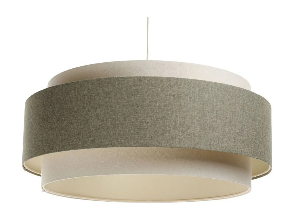 Lampa wisząca ERUTAN DUDU kremowa/zielona