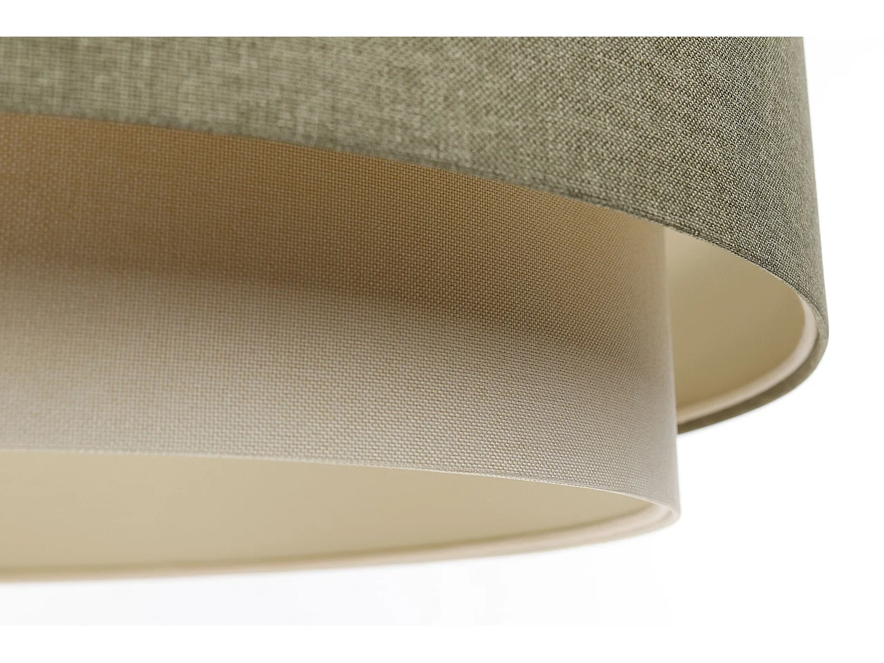 Lampa wisząca ERUTAN DUDU kremowa/zielona