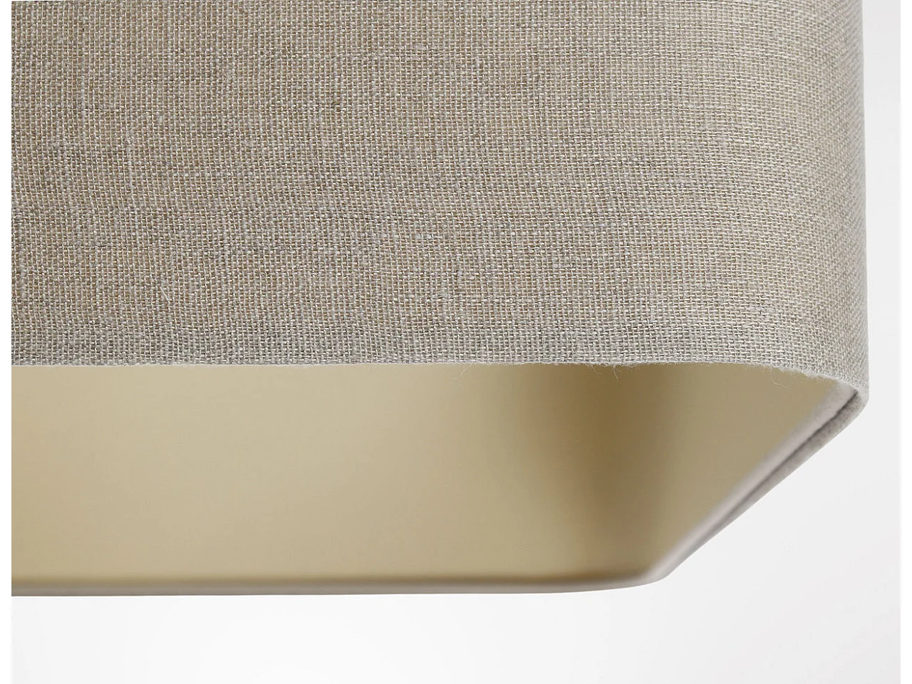 Lampa wisząca KWADRO LEN 001-40w20 jasna beżowa