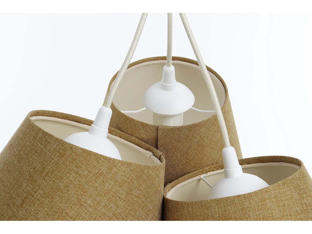 Lampa wisząca ENTURO TRIO żółta