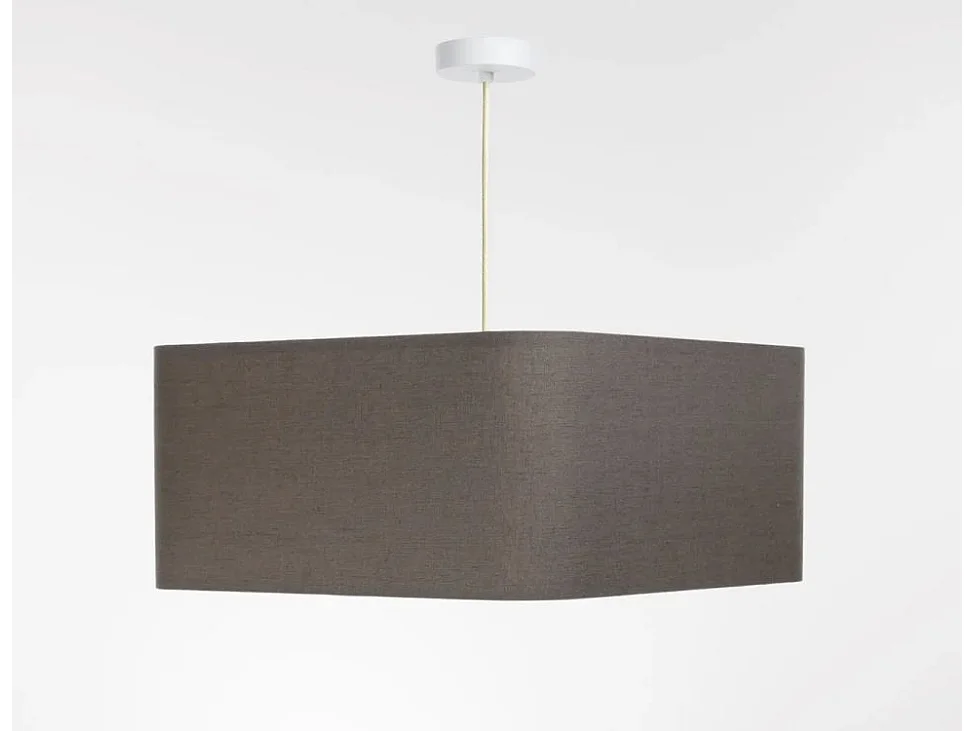 Lampa wisząca KWADRO LEN 002-40w30 beżowa/złota