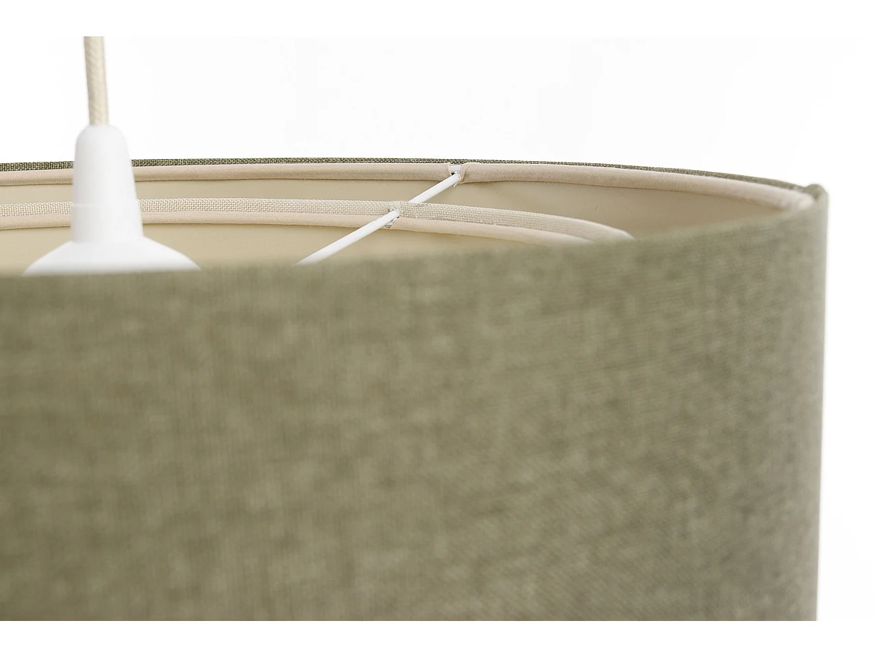 Suspension Duo avec diffuseur en rotin