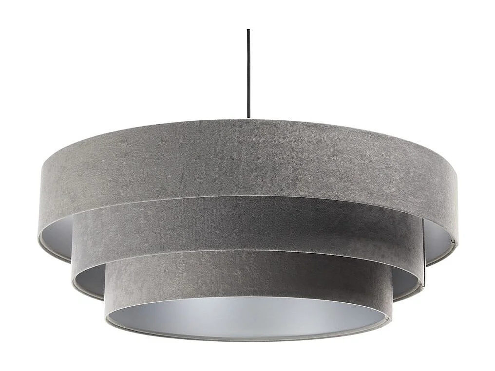 Lampa wisząca TRIO szara/srebrna