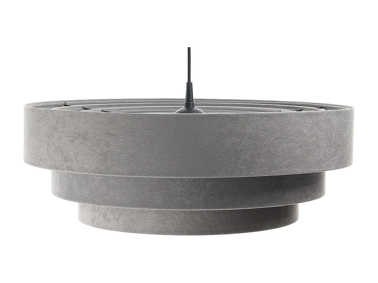 Lampa wisząca TRIO szara/srebrna