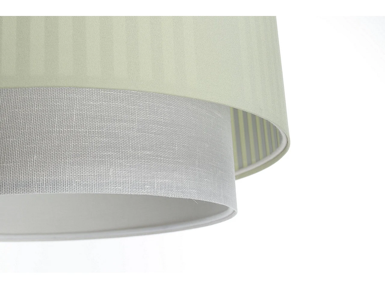 Lampa wisząca DUO LAMI LINE 60 zielona/kremowa