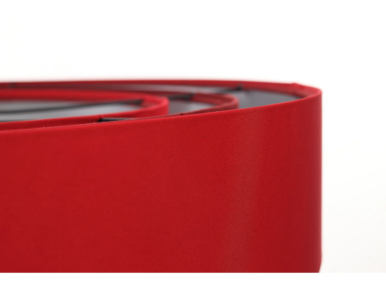 Lampa wisząca TRIO MIX czerwona/srebrna