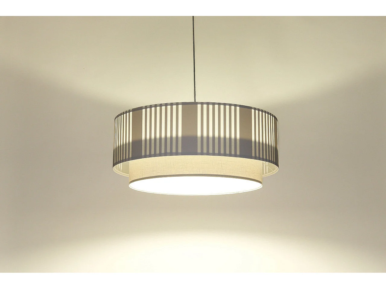 Lampa wisząca DUO LAMI LINE 50x20 biała