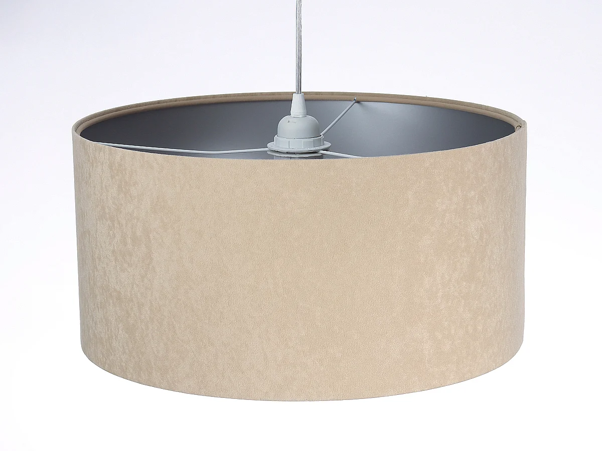 Lampa wisząca HOME 40 beżowa/srebrna