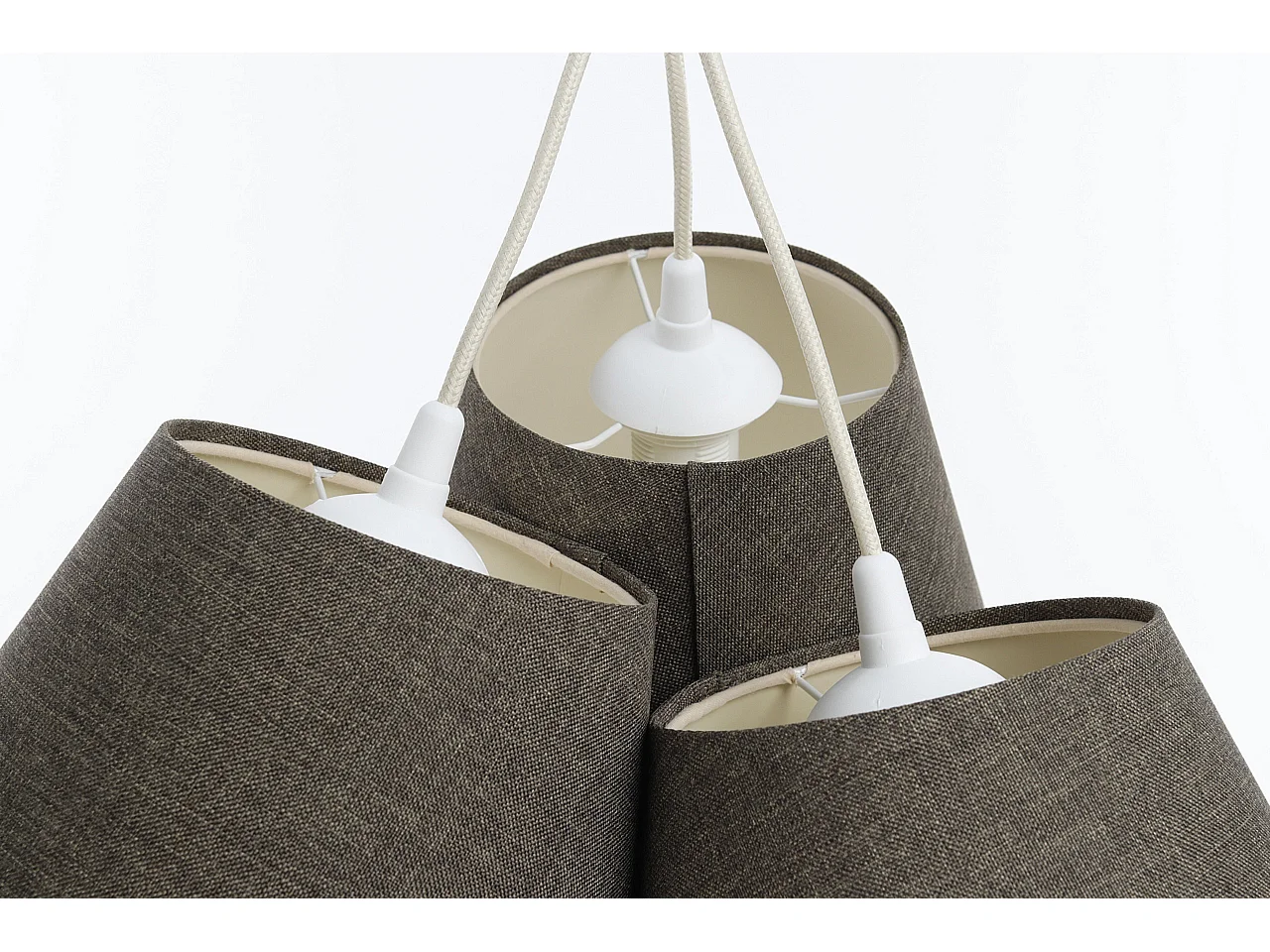 Lampa wisząca ENTURO TRIO szara