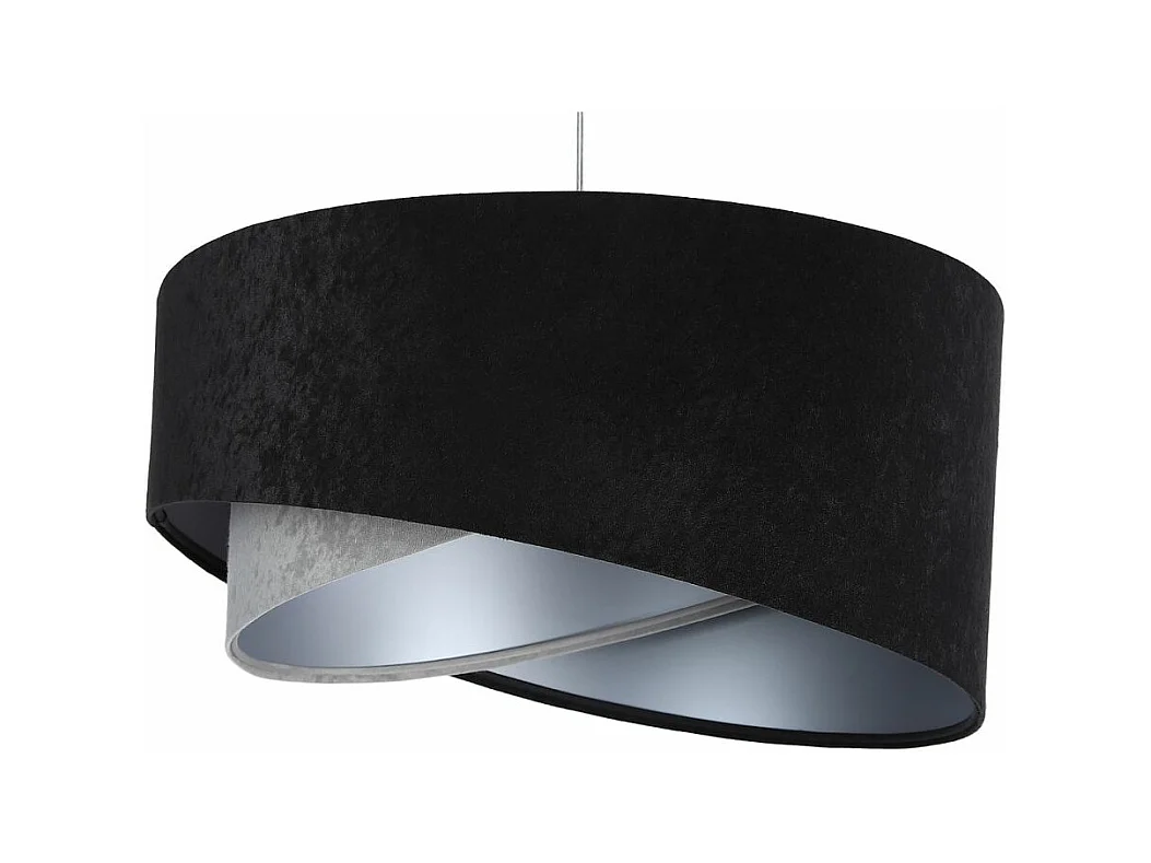 Lampa wisząca SHAPELESS czarna/szara/srebrna