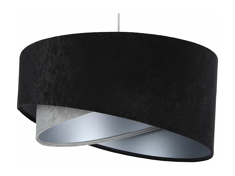 Lampa wisząca SHAPELESS czarna/szara/srebrna