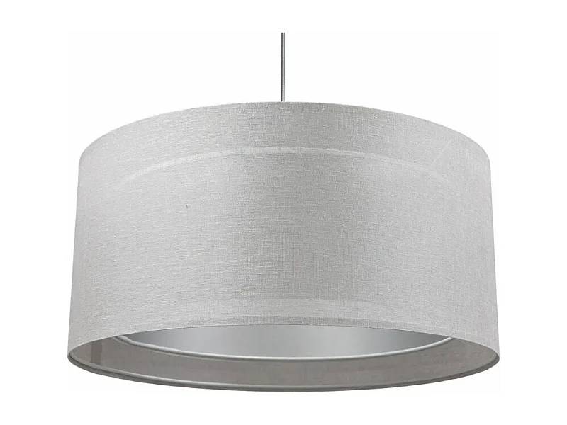 Lampa wisząca DUO LEN LIGHT 003-60 szara/srebrna