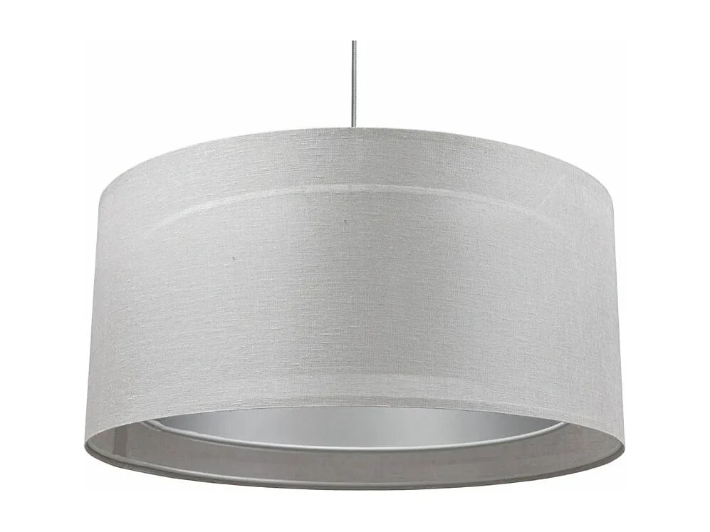 Lampa wisząca DUO LEN LIGHT 003-60 szara/srebrna
