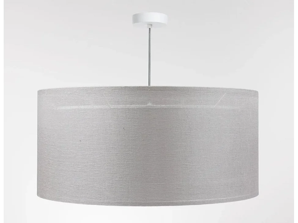 Lampa wisząca DUO LEN LIGHT 003-60 szara/srebrna