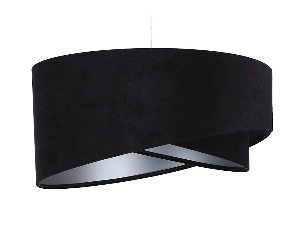 Lampa wisząca GEMSTONE czarna/srebrna