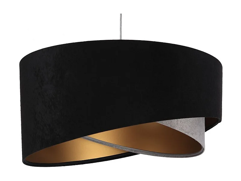 Lampa wisząca SHAPELESS czarna/szara/złota