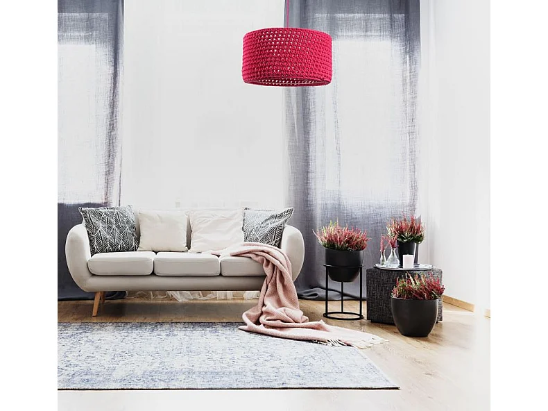 Lampa wisząca COTTON 40 czerwona