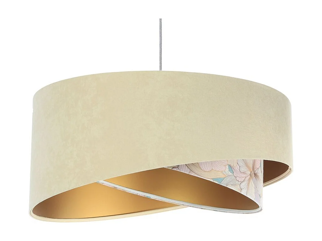 Lampa wisząca SAND FLOWER 2 beżowa/złota