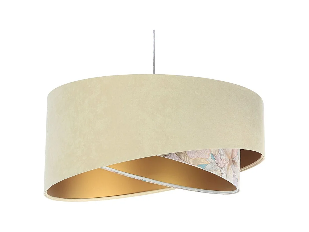 Lampa wisząca SAND FLOWER 2 beżowa/złota