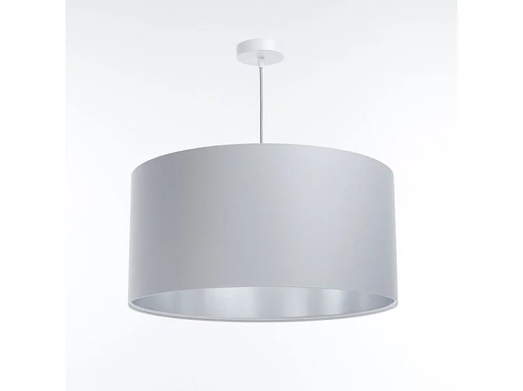 Lampa wisząca MODERN 40 szara/srebrne lustro