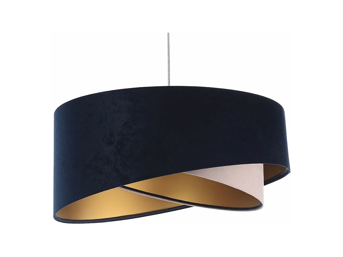 Lampa wisząca SAPPHIRE granatowa/złota