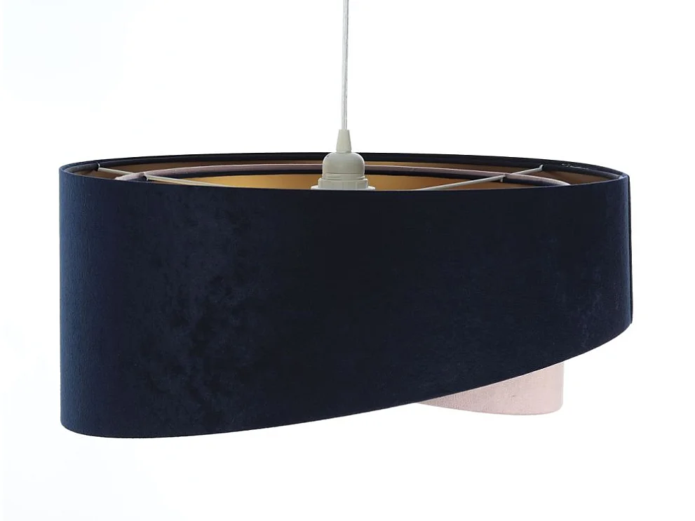 Lampa wisząca SAPPHIRE granatowa/złota