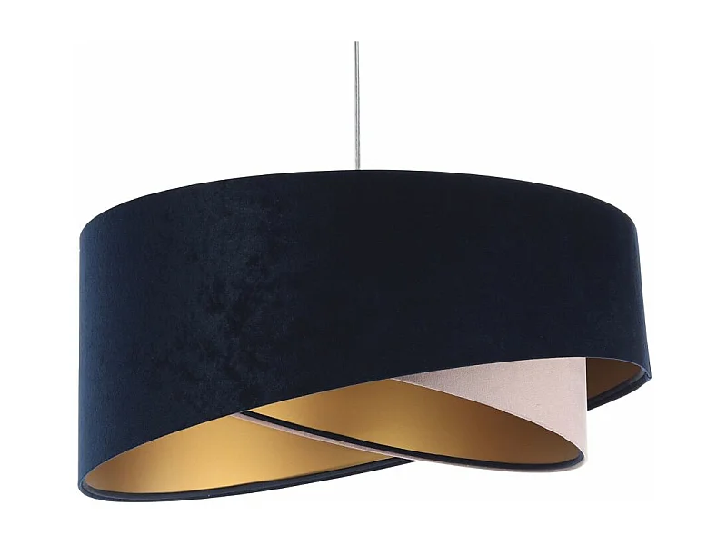 Lampa wisząca SAPPHIRE granatowa/złota