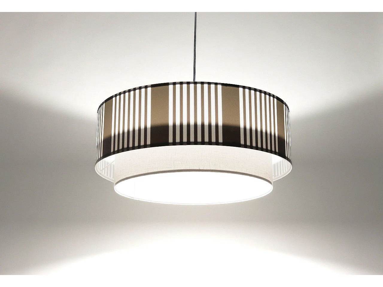 Lampa wisząca DUO LAMI LINE 50x20 szara