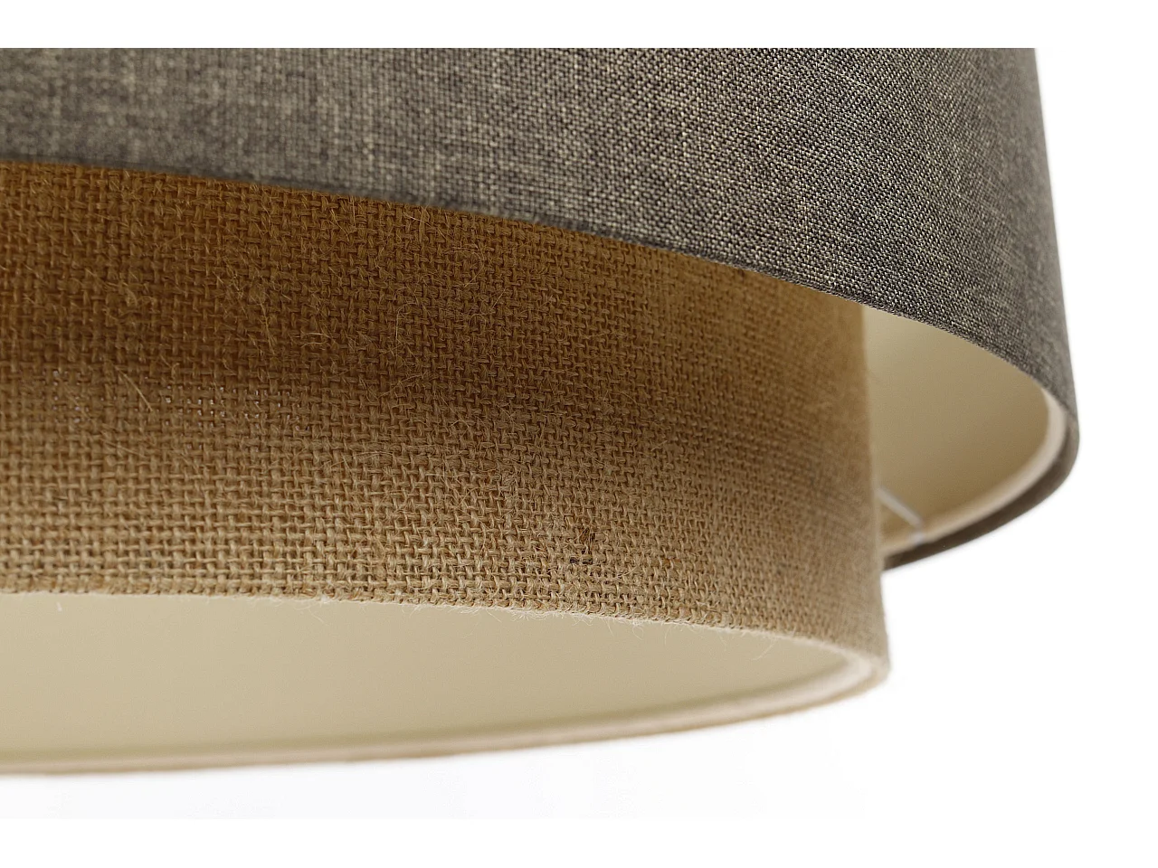 Lampa wisząca ERUTAN DUDU kremowa/szara/beżowa