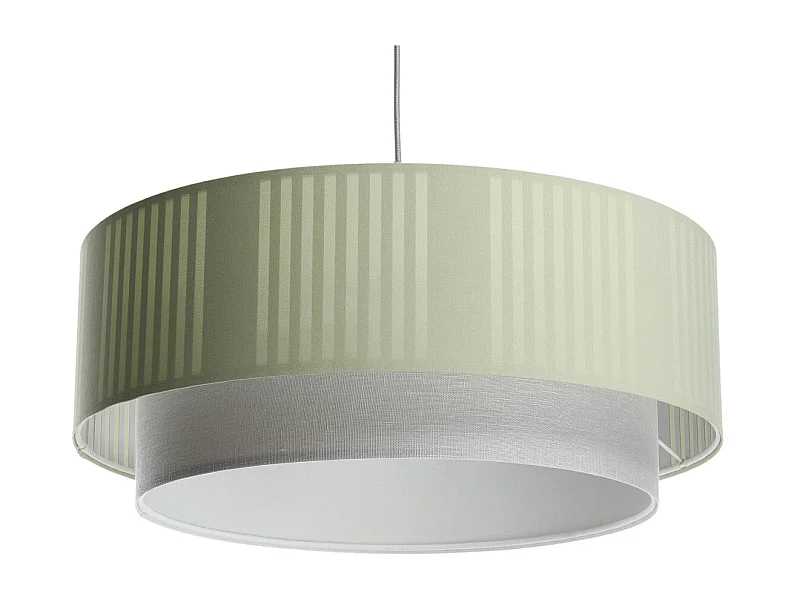 Lampa wisząca DUO LAMI LINE 40x16 zielona/kremowa