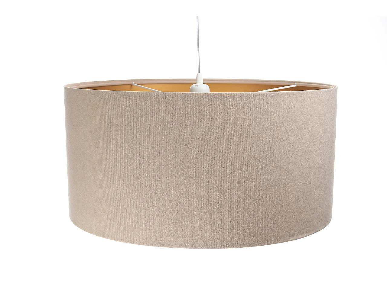 Lampa wisząca HOME 40 beżowa/złota