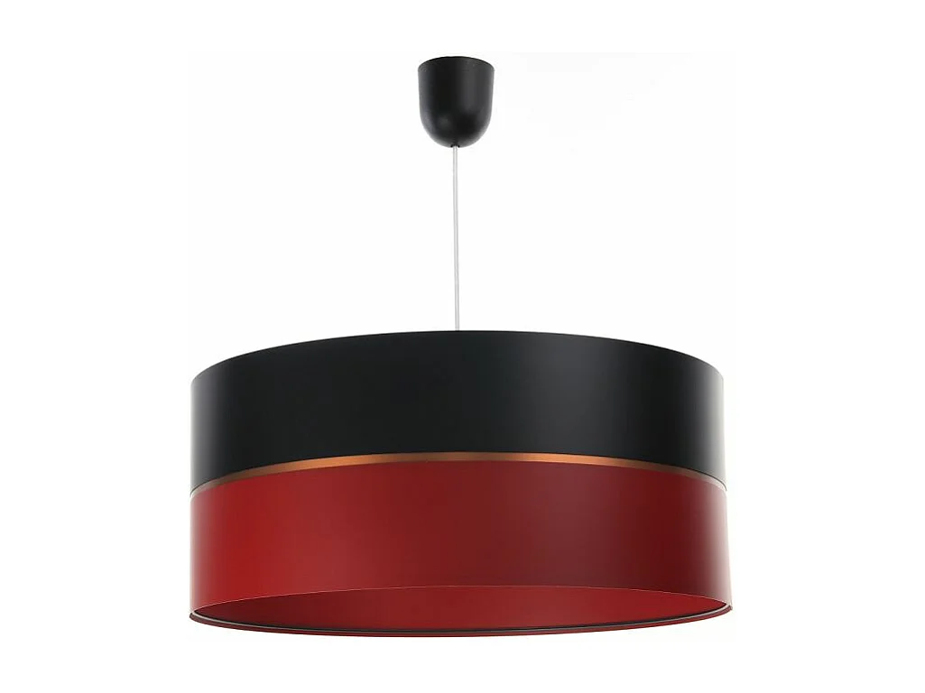 Lampa wisząca SIMPLY GLAMOUR 40 czerwona/czarna