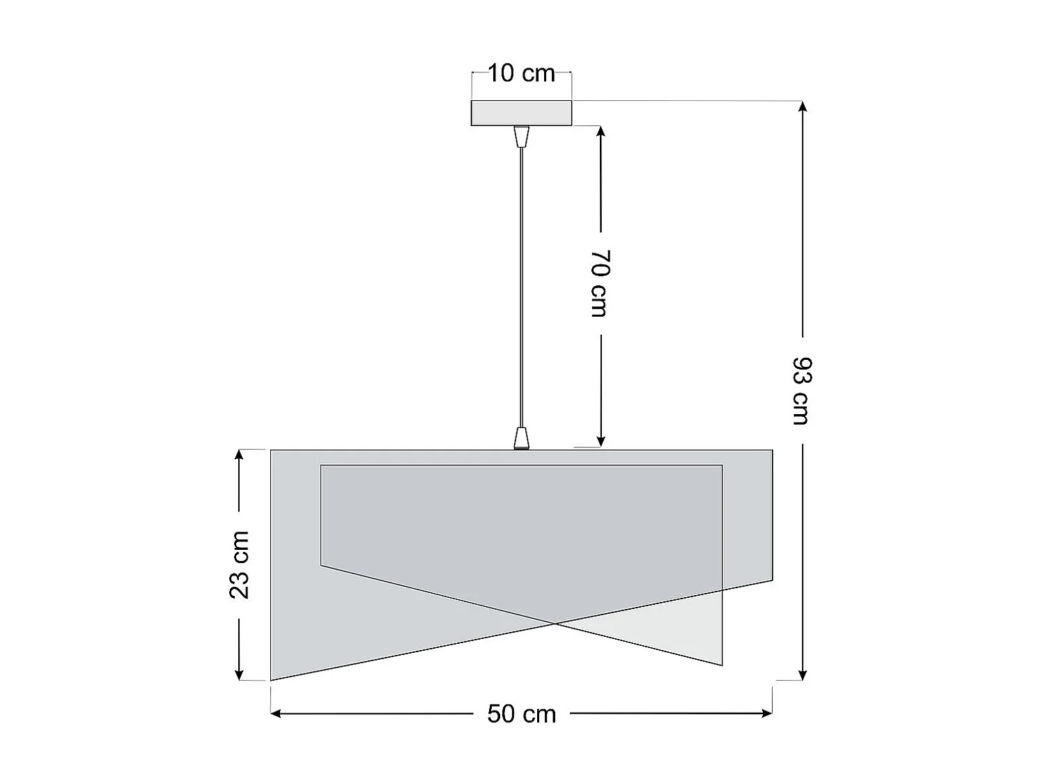Lampa wisząca SILVERY szara/beżowa/srebrna
