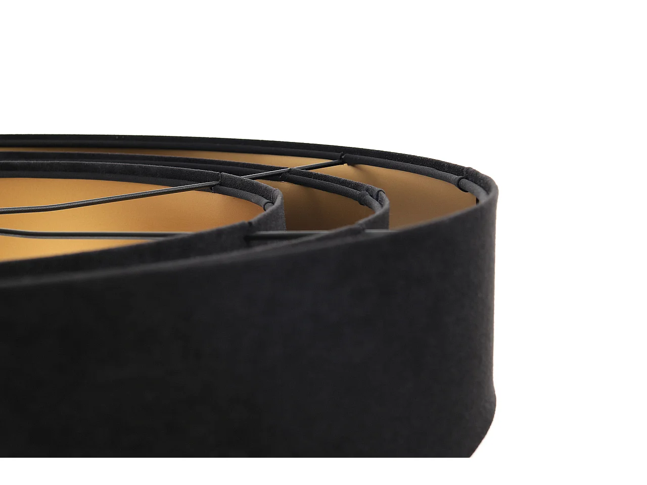 Lampa wisząca TRIO czarna/złota