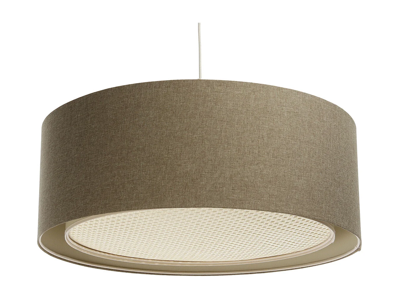 Lampa wisząca ERUTAN RATTAN 50 brązowa