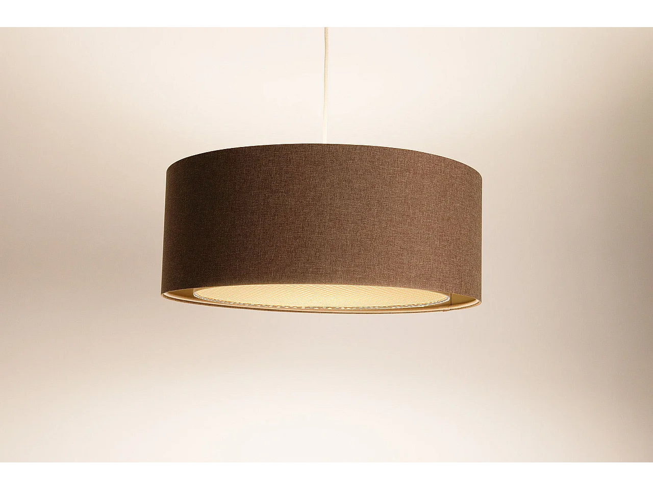 Lampa wisząca ERUTAN RATTAN 50 brązowa