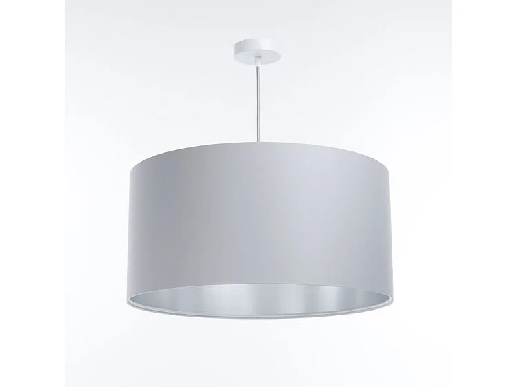 Lampa wisząca MODERN 60 szara/srebrne lustro