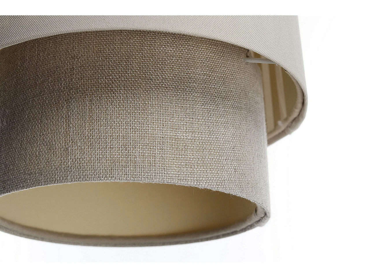 Lampa wisząca DUO LAMI LINE 20 kremowa/beżowa