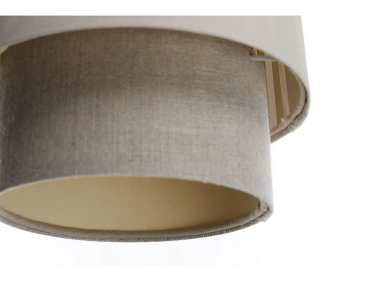 Lampa wisząca DUO LAMI LINE 20 kremowa/beżowa