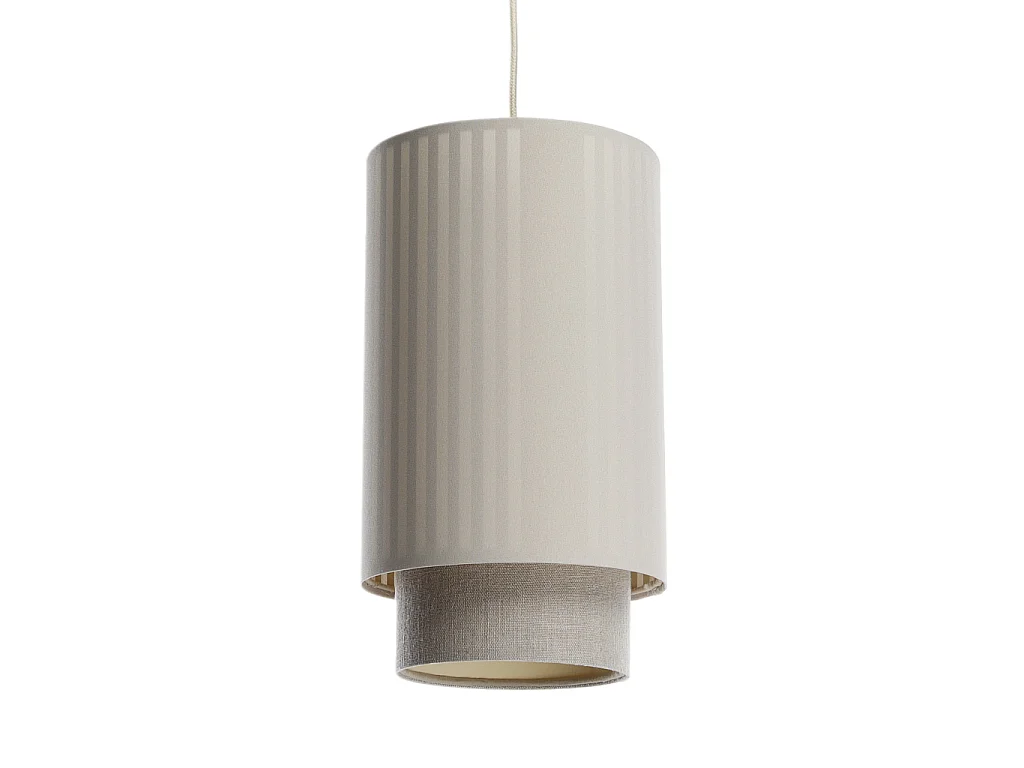 Lampa wisząca DUO LAMI LINE 20 kremowa/beżowa