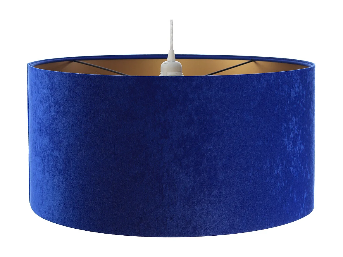 Lampa wisząca HOME 40 niebieska/złota