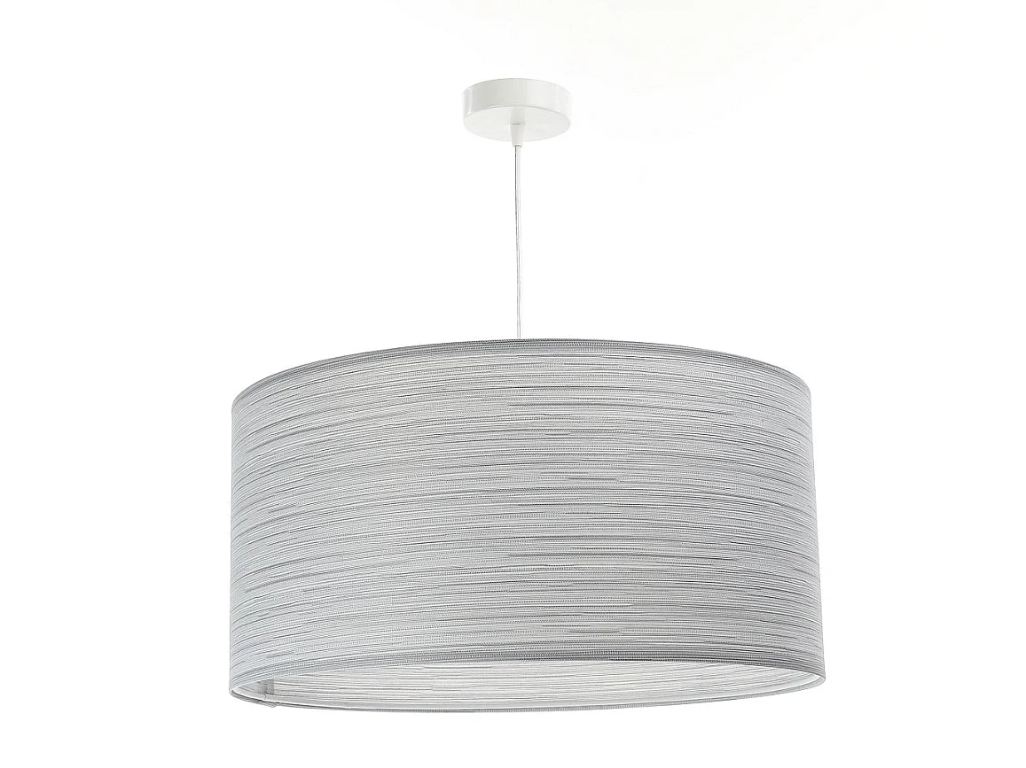 Lampa wisząca NATURAL SILVER 50 jasnoszara